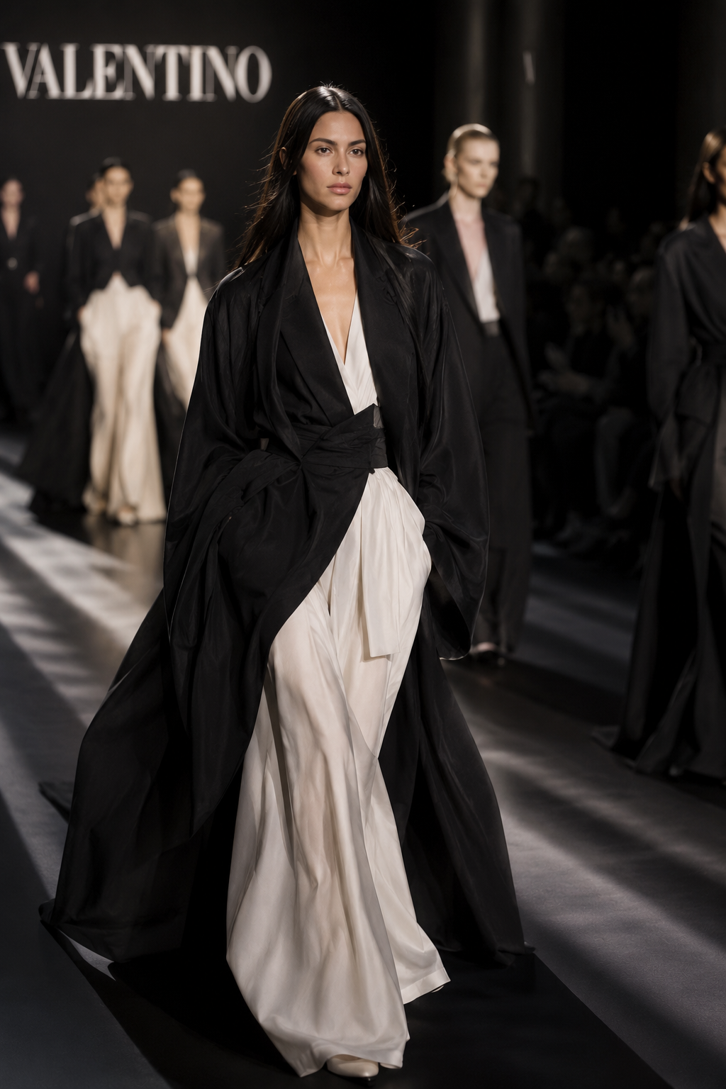 Editorial fashion atmosphere